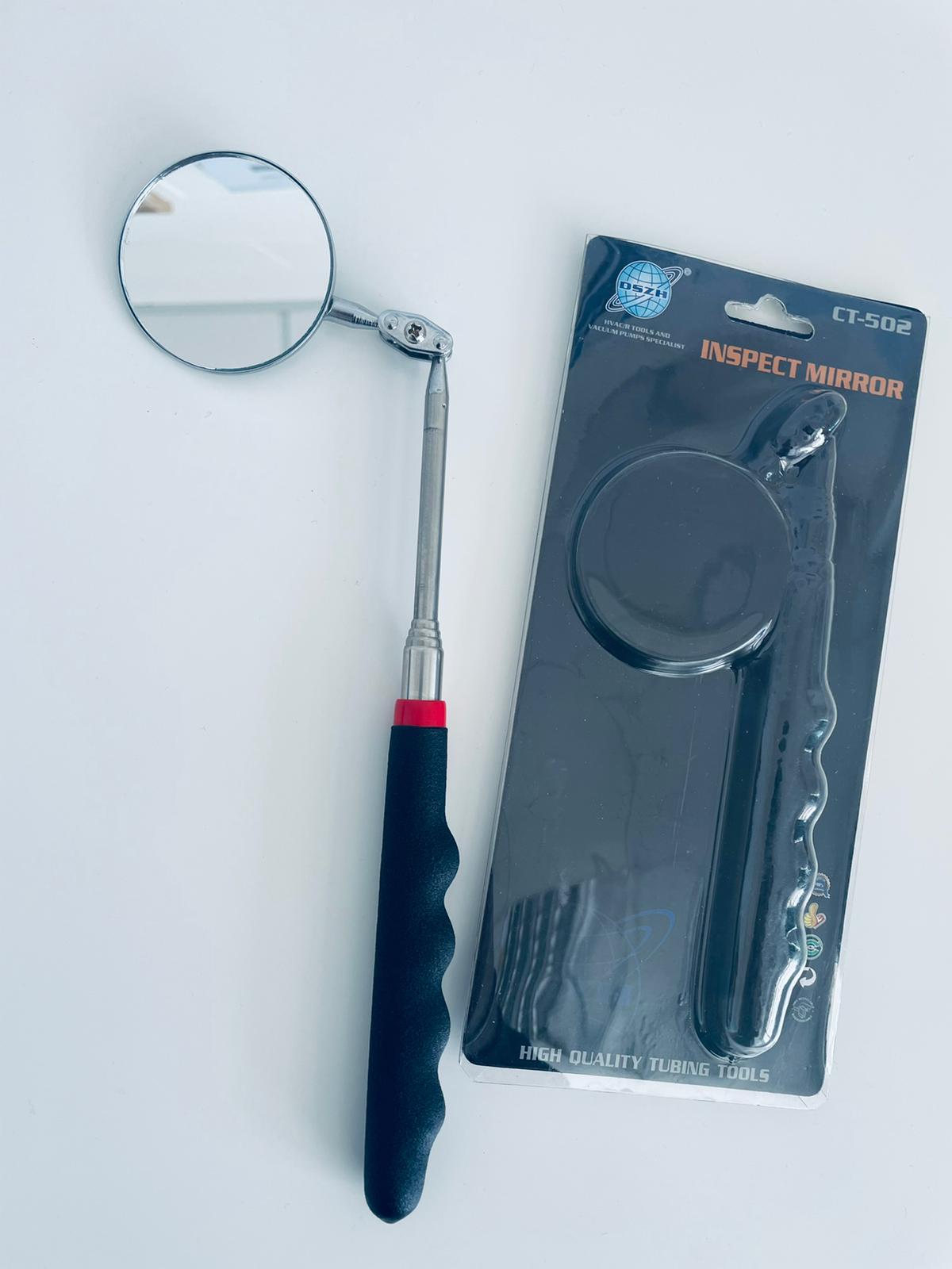 Specchietto Ispezione Telescopico Per Auto - Estensibile, Girevole 360°, Acciaio Inox - Foto 3